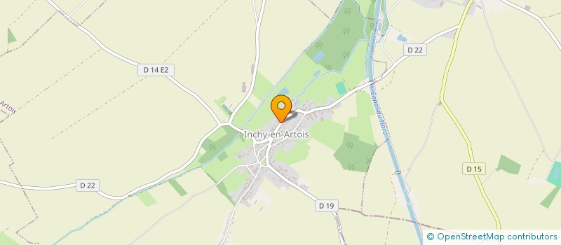 localisation de l'entreprise MONSIEUR HERVE DETREZ  INCHY-EN-ARTOIS