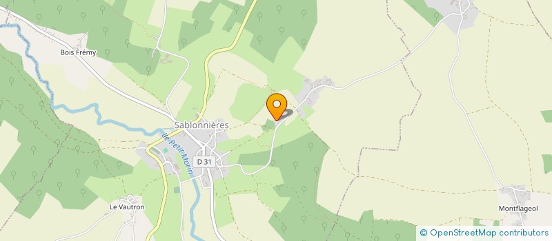 localisation de l'entreprise MONSIEUR HERVE DEVAUSSUZENET  SABLONNIERES