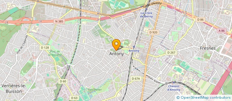 localisation de l'entreprise MONSIEUR HERVE DEVRED à ANTONY