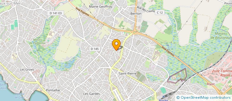 localisation de l'entreprise MONSIEUR HERVE DEZENCLOS à ROYAN