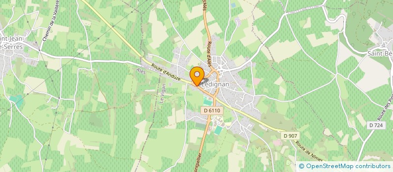 localisation de l'entreprise MONSIEUR HERVE DI MAGGIO  LEDIGNAN