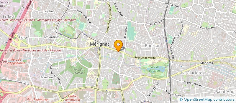 localisation de l'entreprise MONSIEUR HERVE DIGEOS  MERIGNAC