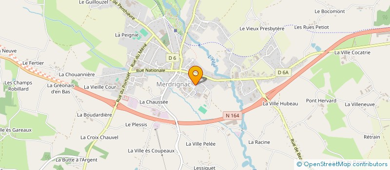 localisation de l'entreprise MONSIEUR HERVE DORGE  TREMOREL