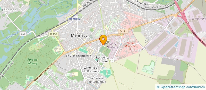 localisation de l'entreprise MONSIEUR HERVE DOS SANTOS à MENNECY