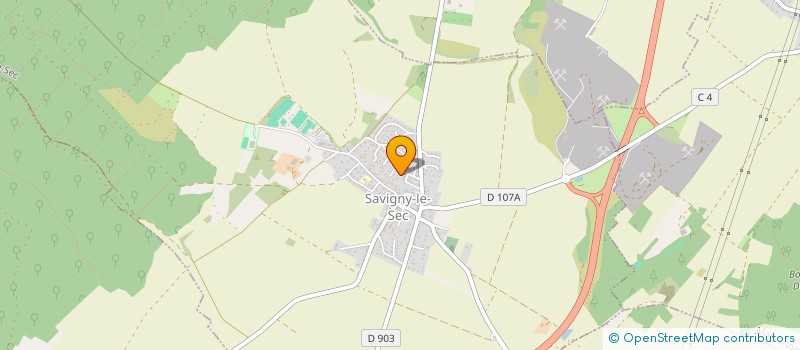 localisation de l'entreprise MONSIEUR HERVE DOUHAIT  SAVIGNY-LE-SEC