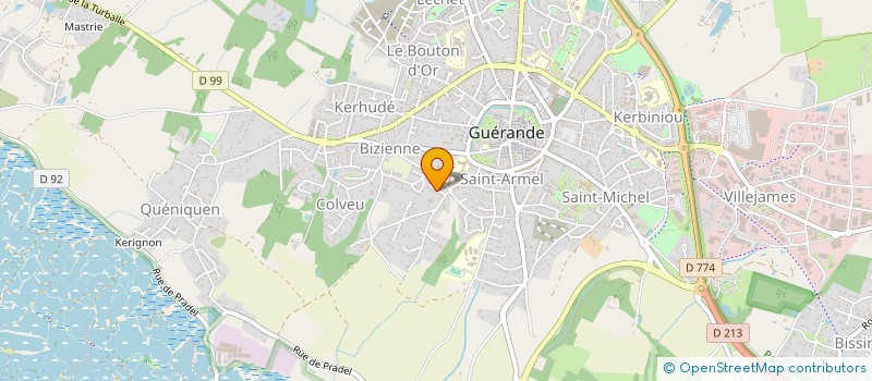 localisation de l'entreprise MONSIEUR HERVE DREAN à GUERANDE