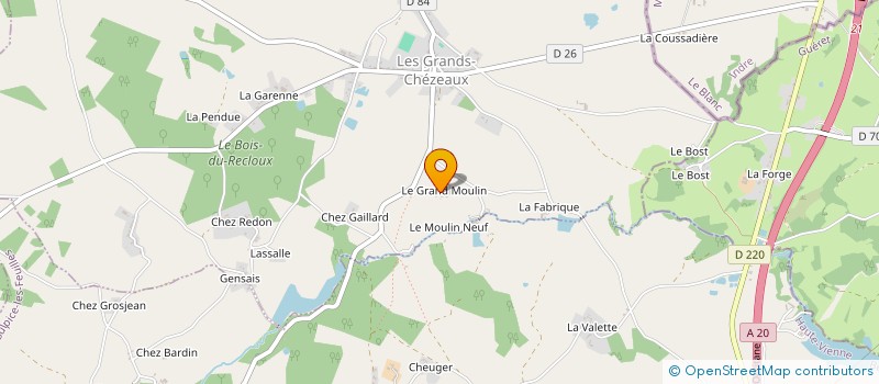 localisation de l'entreprise MONSIEUR HERVE DRU à LES GRANDS-CHEZEAUX