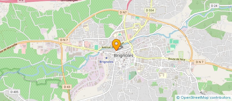 localisation de l'entreprise MONSIEUR HERVE DRUBIGNY à BRIGNOLES