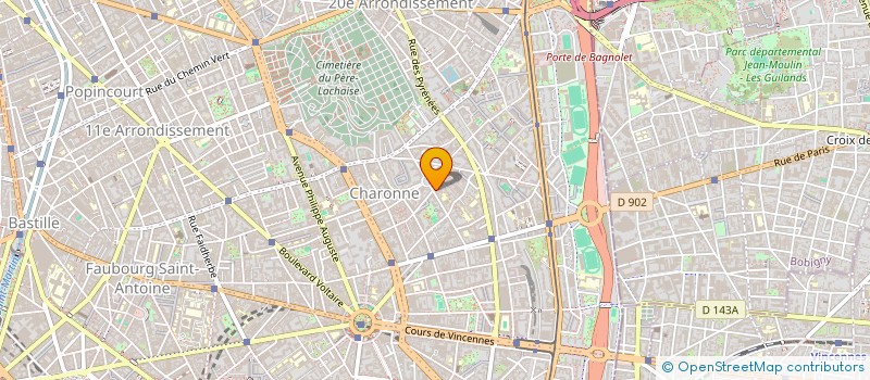 localisation de l'entreprise MONSIEUR HERVE DUBOIS  PARIS