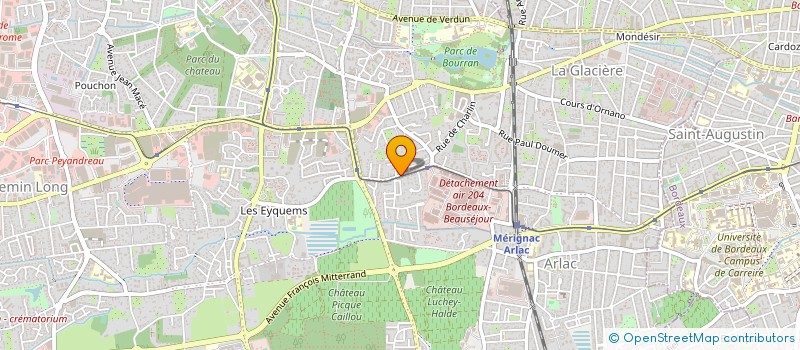 localisation de l'entreprise MONSIEUR HERVE DUBOURG  MERIGNAC