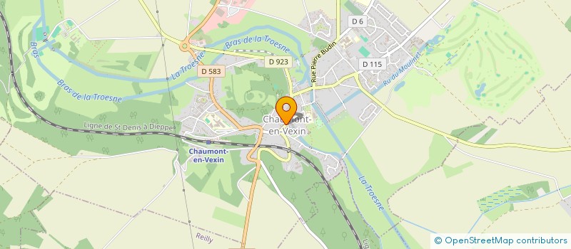 localisation de l'entreprise MONSIEUR HERVE DUBROC à CHAUMONT-EN-VEXIN