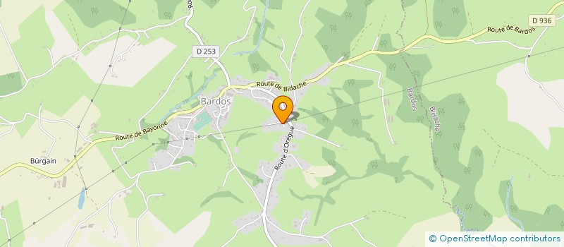localisation de l'entreprise MONSIEUR HERVE DUCLERCQ  BARDOS