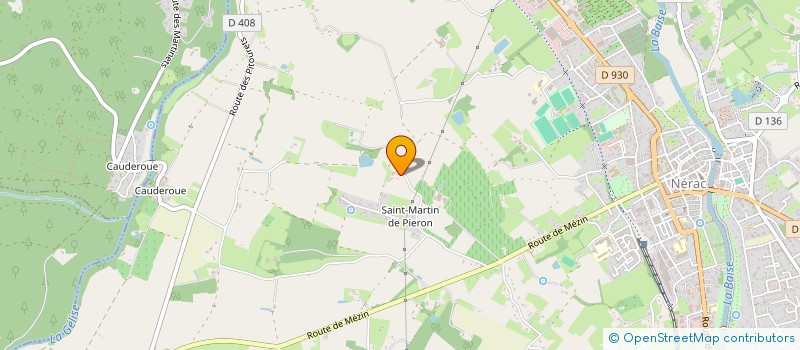 localisation de l'entreprise MONSIEUR HERVE DUGOUJON  NERAC