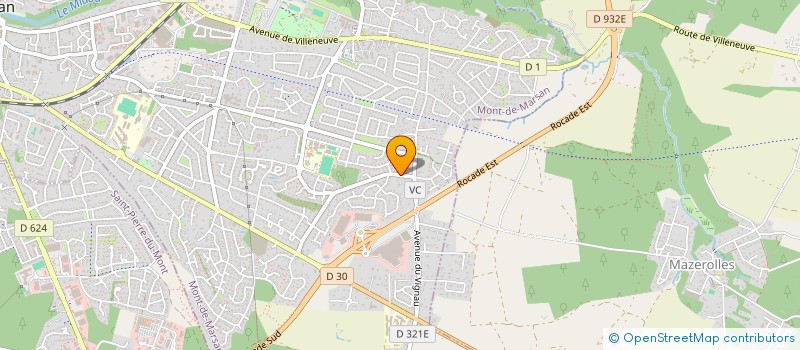 localisation de l'entreprise MONSIEUR HERVE DULUC  MONT-DE-MARSAN