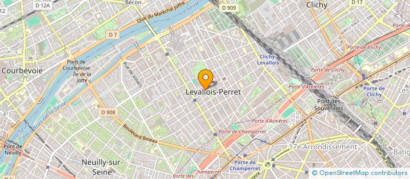 localisation de l'entreprise MONSIEUR HERVE DUMURGIER à LEVALLOIS-PERRET