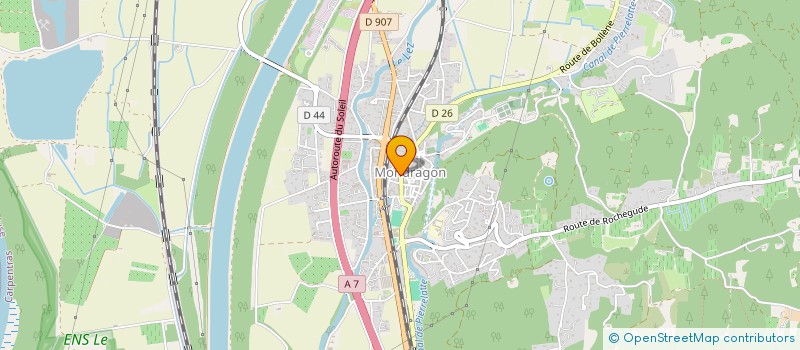 localisation de l'entreprise MONSIEUR HERVE DUPONT  MONDRAGON