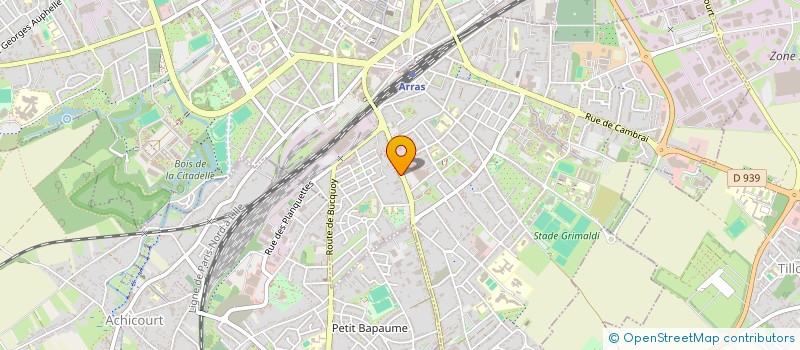 localisation de l'entreprise MONSIEUR HERVE DUPONT à ARRAS