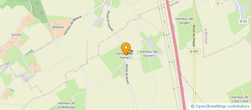 localisation de l'entreprise MONSIEUR HERVE DUPUIS  ESTEVILLE