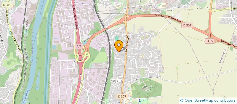 localisation de l'entreprise MONSIEUR HERVE DURANTON  FEYZIN