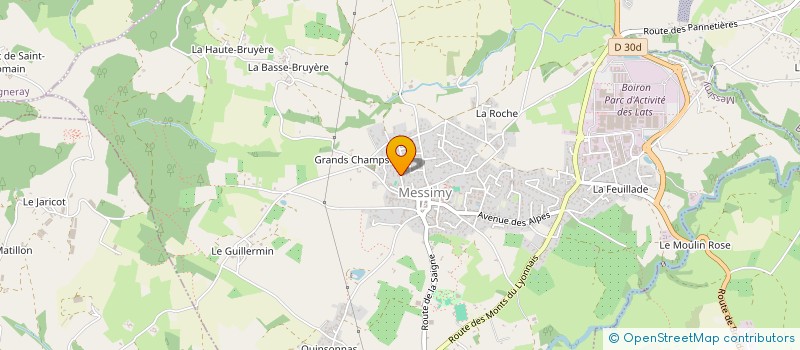 localisation de l'entreprise MONSIEUR HERVE DURRIS  MESSIMY