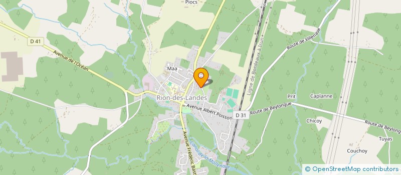 localisation de l'entreprise MONSIEUR HERVE DURRITCAGUE  RION-DES-LANDES