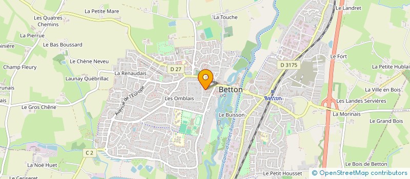 localisation de l'entreprise MONSIEUR HERVE DUTARTE  BETTON