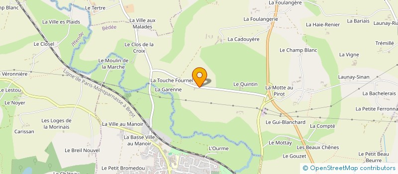 localisation de l'entreprise MONSIEUR HERVE DUVAL à BEDEE