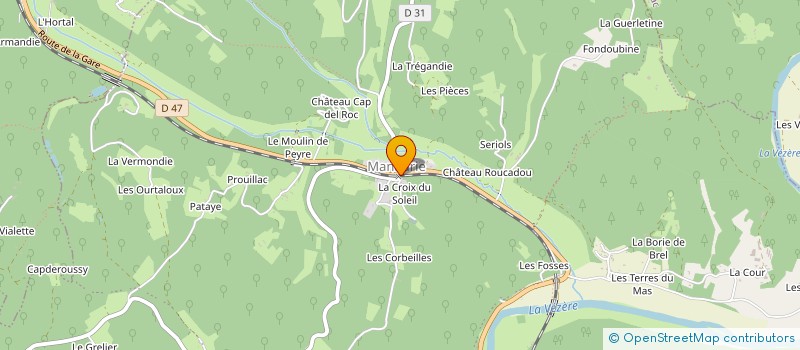 localisation de l'entreprise MONSIEUR HERVE DUVAUCHELLE à PEYZAC-LE-MOUSTIER