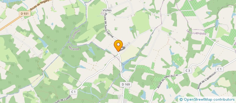 localisation de l'entreprise MONSIEUR HERVE DUVIAU  SAINT-GRIEDE