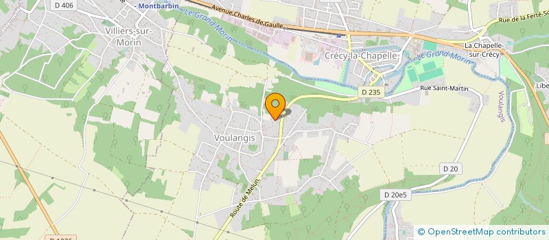 localisation de l'entreprise MONSIEUR HERVE EBELY  VOULANGIS