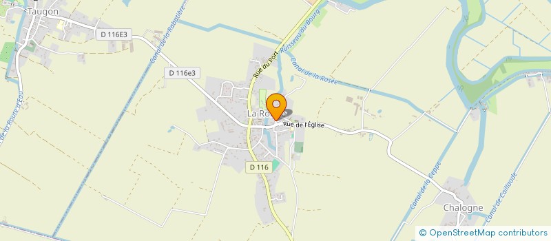 localisation de l'entreprise MONSIEUR HERVE ELLIS  LA RONDE