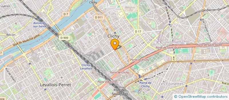 localisation de l'entreprise MONSIEUR HERVE ENCAOUA à CLICHY