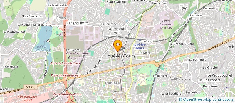 localisation de l'entreprise MONSIEUR HERVE EPEMBIA SAVYEL à JOUE-LES-TOURS