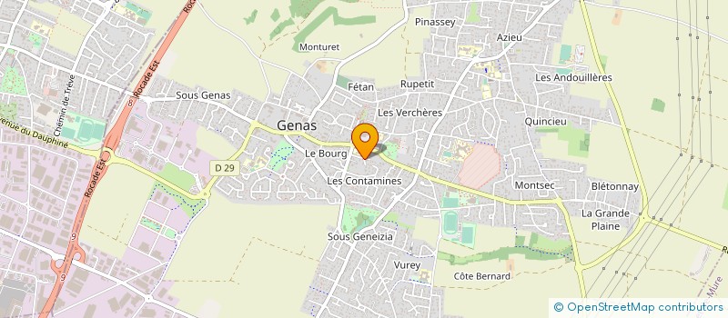 localisation de l'entreprise MONSIEUR HERVE ESPIC à GENAS