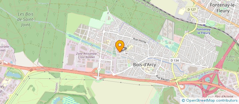 localisation de l'entreprise MONSIEUR HERVE ESTIENNE  BOIS-D'ARCY