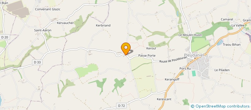 localisation de l'entreprise MONSIEUR HERVE ETIENNE à PLEUDANIEL