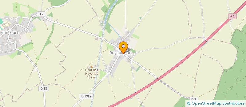 localisation de l'entreprise MONSIEUR HERVE EVANGELAIRE  RUYAULCOURT