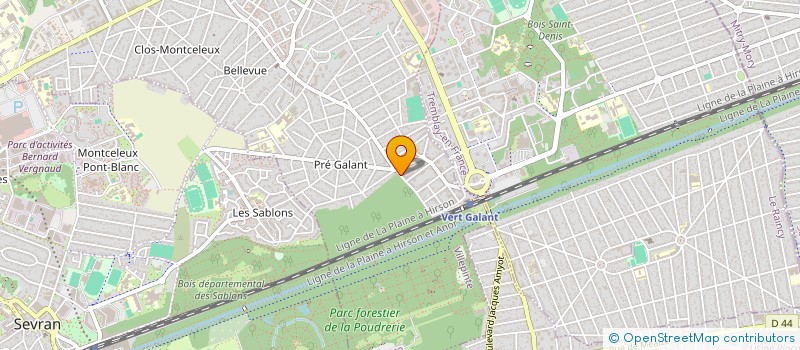 localisation de l'entreprise MONSIEUR HERVE EXBRAYAT  VILLEPINTE