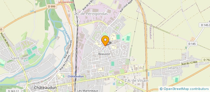 localisation de l'entreprise MONSIEUR HERVE FABRE à CHATEAUDUN