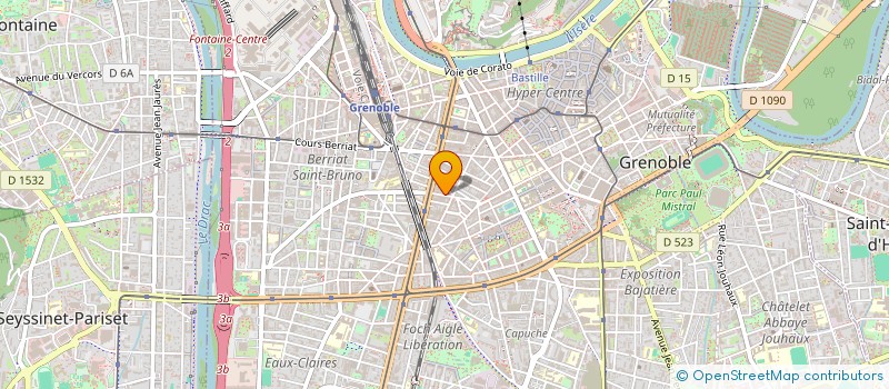 localisation de l'entreprise MONSIEUR HERVE FAGES à GRENOBLE