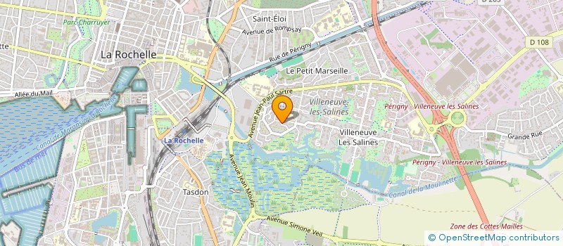 localisation de l'entreprise MONSIEUR HERVE FAIPEUR  LA ROCHELLE