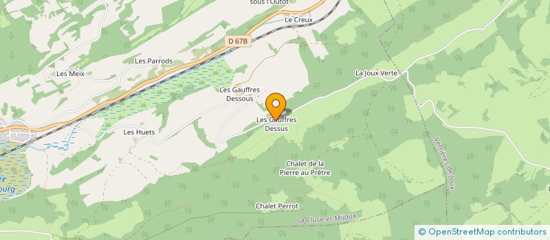 localisation de l'entreprise MONSIEUR HERVE FAIVRE  LA CLUSE-ET-MIJOUX