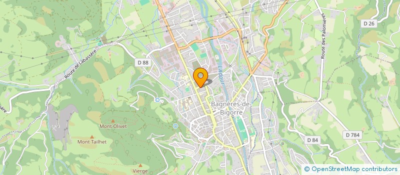 localisation de l'entreprise MONSIEUR HERVE FAROUX  BAGNERES-DE-BIGORRE