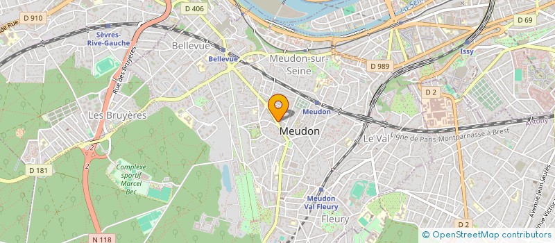 localisation de l'entreprise MONSIEUR HERVE FASS à MEUDON