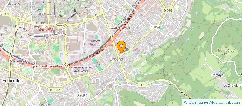 localisation de l'entreprise MONSIEUR HERVE FAUVE  POISAT