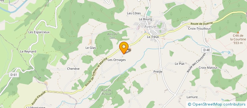 localisation de l'entreprise MONSIEUR HERVE FAYOLLE à AVEIZE