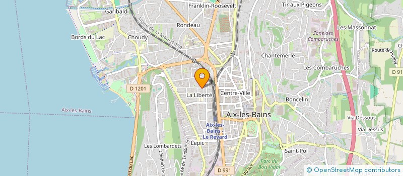 localisation de l'entreprise MONSIEUR HERVE FAZIO à AIX-LES-BAINS