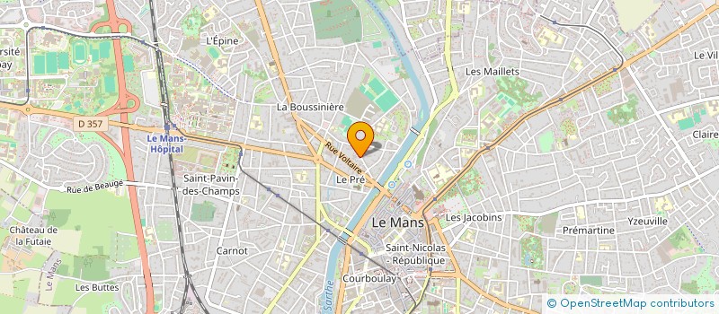 localisation de l'entreprise MONSIEUR HERVE FERRAND  LE MANS