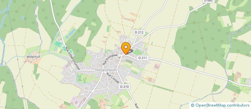 localisation de l'entreprise MONSIEUR HERVE FISCHER  HILSENHEIM