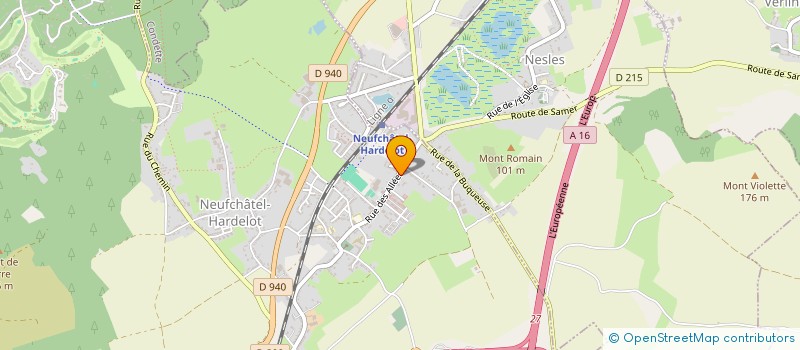 localisation de l'entreprise MONSIEUR HERVE FLAHAUT à NEUFCHATEL-HARDELOT